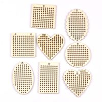 【YF】▣♀  5Pcs Round/Cube Hole Carving Pendant Scrapbooking for Diy Handicraft mt2664