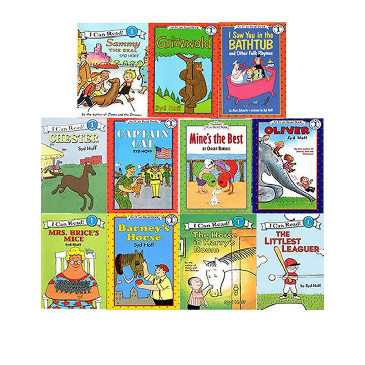 milu Original English 11Pcs I can read Syd Hoff Stanley/Sammy the Seal ...