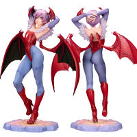 22ซม. Darkstalkers Bishoujo Lilithfelicia สาวเซ็กซี่อะนิเมะรูป Vampire Morrigan Aensland Action Figure ผู้ใหญ่ตุ๊กตาของเล่น