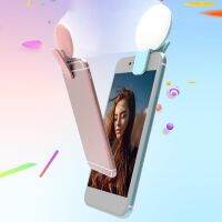 Mini Selfie Ring Light LED Flash Phone Lens Light USB Rechargeable Clip Mobile Phone Fill Lamp Women Selfie Lights Selfie Sticks