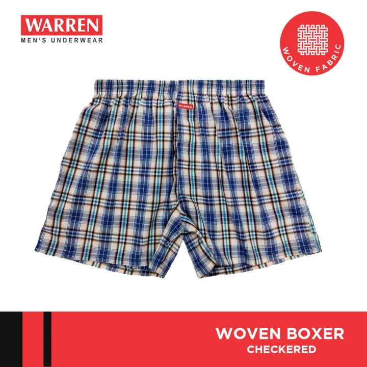 Warren Underwear 1-8407 CH4 Boxer Short (Checkered) | Lazada PH