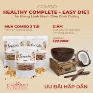 OLABEN Nutrition Combo 3 Granolo 500g + Chén muỗng gáo dừa