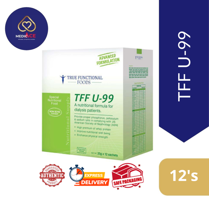 [DIALYSIS FORMULA] True Functional Foods TFF U99 25g x12's (Exp 10/