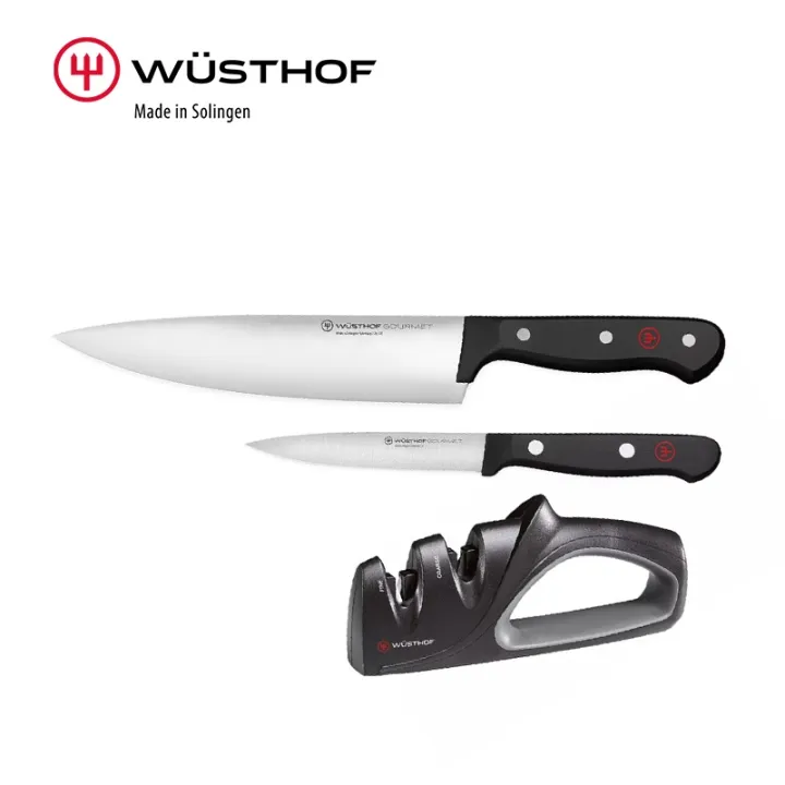 Wusthof Gourmet 2 Piece Knife & Sharpener Set Lazada PH