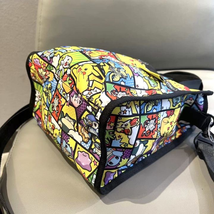 luxbao-กระเป๋าผู้หญิงลายการ์ตูนกระเป๋าเดินทาง-กระเป๋าแมสเซนเจอร์พกพาได้จุของได้มาก3431อินเทรนด์22ชิ้น