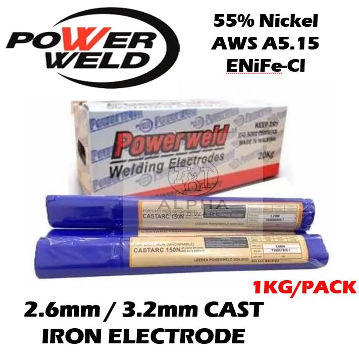 CAST IRON WELDING ROD ELECTRODE ROD CAST ARC 150N 3.2mm 生铁焊支 Lazada