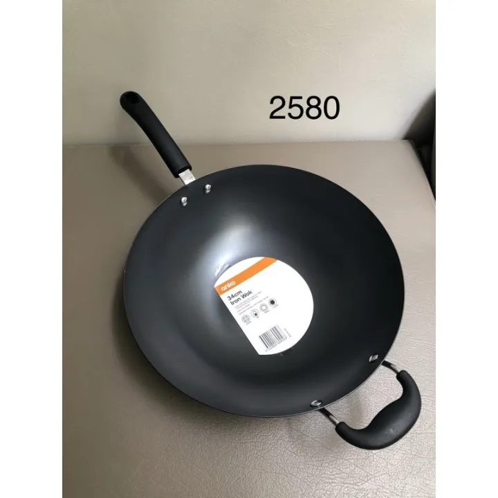 anko 34cm cast iron wok Lazada PH