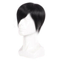 มนุษย์ผมมนุษย์วิกผมมนุษย์หัวล้านป้องกันผมหงอกโดยใช้กาว100% human hair mens wig bald wig