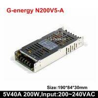 G-energy N200V5-A Slim 5V 40A 200W LED Display Power Supply P10   Ultra Switching Label Maker Tape