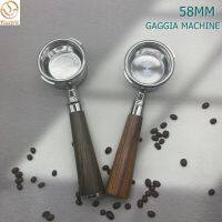 ตัวกรอง Tempat Portafilter Kopi 2 Telinga 58Mm Tanpa Dasar Untuk GAGGIA Sesori Barista Mesin Kopi Klasik Bayi Baru