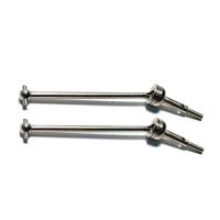 2Pcs Metal Front and Rear Drive Shaft Cvd for Weili 144010 144001-02 124017-16-18 124019 (Silver)