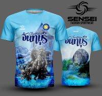 เสื้อแขนสั้นพิมพ์ลาย(หน้า-หลัง) SENSEI ลายCITY RUN59 #เสื้อวิ่ง #เสื้อกีฬา ใส่ได้ทั้งชายและหญิง