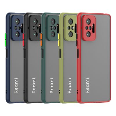 Skin Feel Matte Silicone Hard Phone Case For Xiaomi Redmi Note 10 10s 9 8 Pro 9s 7 9a 9c Nfc 9AT Shockproof Bumper Back Cover