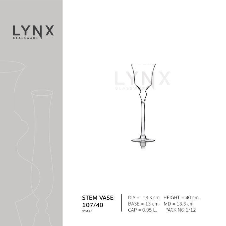 lynx-stem-vase-107-แจกันแก้วมีขา-แจกันก้านยาว-แจกันสูง-ขนาดใหญ่-เนื้อใส-ทรงปากบาน-มีให้เลือก-3-ขนาด
