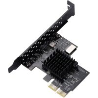 PCI-E 2X to USB3.1 A-Key Gen2 Front Type-E Expansion Card,10Gbps Type-E Internal 20-Pin Front Panel Connector Riser Card