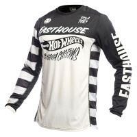 Fasthouse Grindhouse เสื้อยืดลายจักรยานยนต์แขนยาวจักรยานดาวน์ฮิลล์เสือภูเขาระบายอากาศได้ดีสำหรับผู้ชายสำหรับมอเตอร์ไซค์วิบากเจอร์ซีย์ขี่จักรยาน