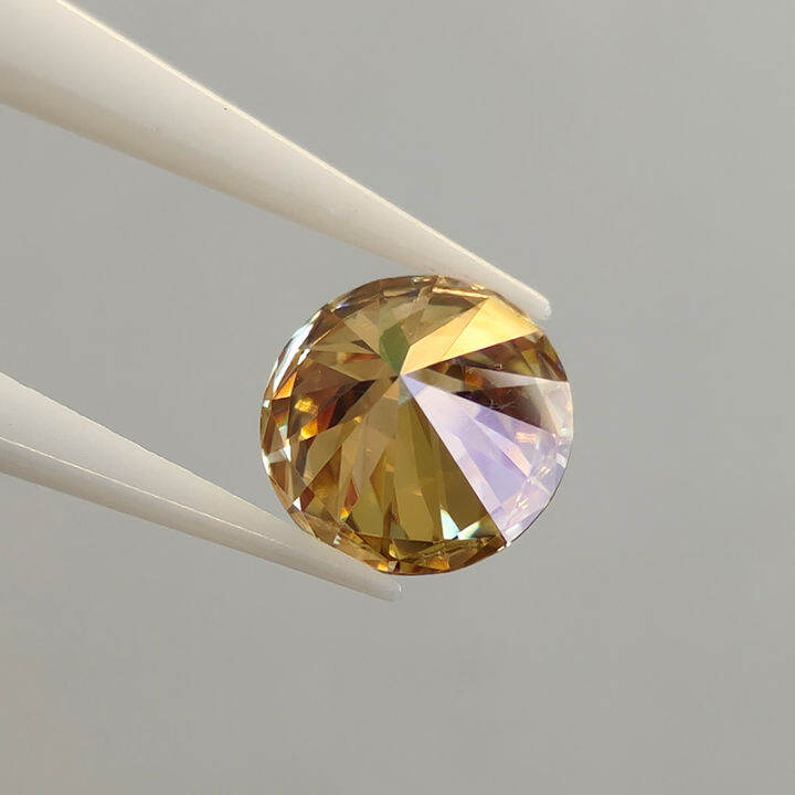 letmecc-แชมเปญ-moissanite-เพชรอัญมณี-vvs1รอบที่ยอดเยี่ยมตัดสำหรับเครื่องประดับที่กำหนดเองทำด้วย-gra-รายงานth