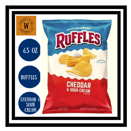 RUFFLES Cheddar & Sour Cream 6.5oz Lazada PH