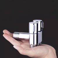 1Pc G1/2 Zinc Alloy Three-way Filling angle Valve wall mount One Into Two Out water Cleaning Sprayer bathroom Accessories [NEW]