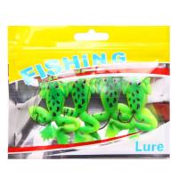 Litเอก5.2G 6CM จำลองกบนิ่มล่อเหยื่อตะขอเหยื่อเทียมอุปกรณ์ตกปลา4ชิ้น/เซ็ต