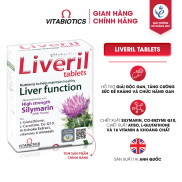 Viên Uống Giải Độc Gan Vitabiotics LIVERIL Bổ Sung Khoáng Chất Hỗ Trợ Chức