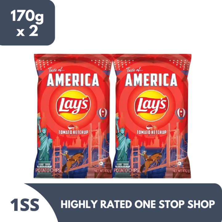 Lays America Tomato Ketchup Flavor 170g x 2 Lazada PH
