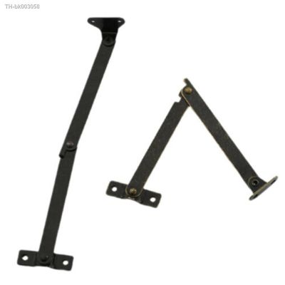 ℡℡ Lid Support Hinges Durable Metal Lid Support Hinges Antique Bronze Iron Suitable for Furniture and Decorative Boxes