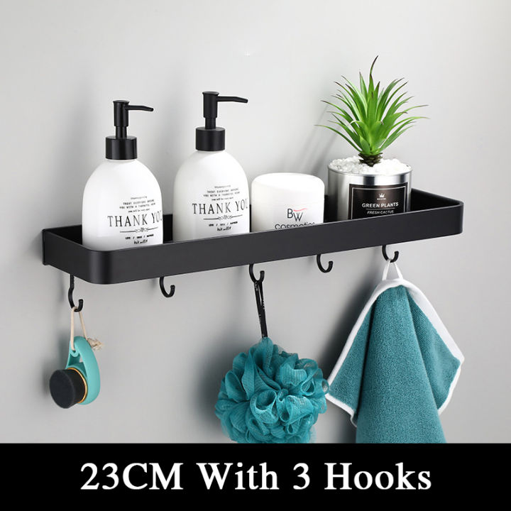 2021bathroom-shelf-wall-mounted-towel-holder-space-aluminum-black-iiving-room-towel-hanger-storage-rack-with-hook-home-tool