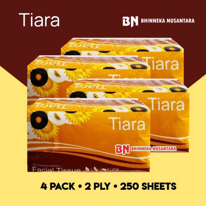 Tiara Facial Tissue 250 Sheets [4 Pack] Lazada Indonesia