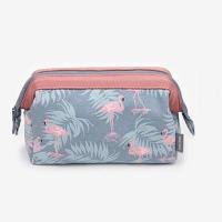 Women Travel Animal Flamingo Make Up Bags Girl Cosmetic Bag Makeup Beauty Wash Organizer Toiletry pouch Storage Kit Bath Case