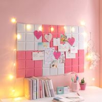 Nordic Felt พื้นหลังจดหมายกระดานข้อความ Photo Wall ตาราง แสดงผล DIY Home Decoration