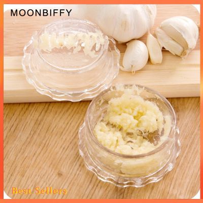 Kitchen Gadget Transparent Garlic Twist Box Garlic Stirrer Garlic Masher Manual Masher