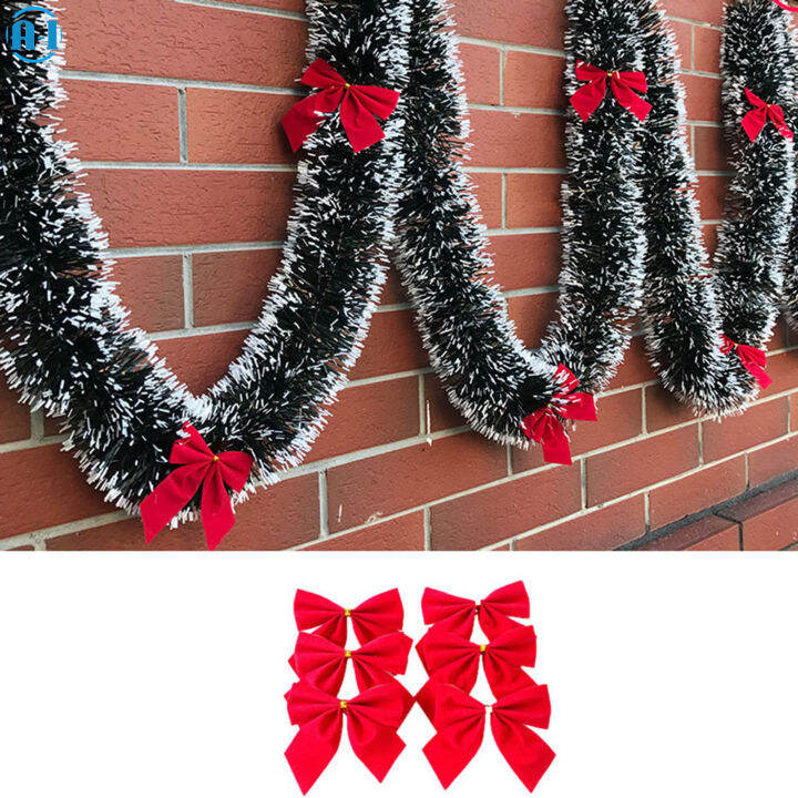 AI Christmas Tinsel Garland Decor Xmas Hanging Garland Fireplace Wreath Decor for Staircase