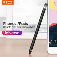 PZOZ ปากกาสไตลัสอเนกประสงค์,Samsung 2 In 1ปากกาแบบสัมผัสสำหรับ Xiaomi แท็บเล็ตปากกาหน้าจอบางดินสอวาดเขียนหนาอุปกรณ์เสริมความจุ