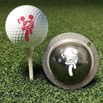 ：“{—— Golf Ball Marker Golf Ball Line Pattern Marker Stencils For Outdoor Golf Activity Ball Making Pen Marker Tool Golf Accessories