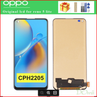 6.43 "TFT (ไม่มีลายนิ้วมือ) สำหรับ Oppo Reno 5 Lite แผงสัมผัสหน้าจอ LCD ประกอบหน้าจอดิจิตอลสำหรับ OPPO Reno 5 Lite อะไหล่ LCD