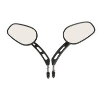 Motorcycle 8Mm Rearview Side Mirrors For Harley Sportster Touring Dyna Street Bob FXDB Fat Bob FXDF Fatboy