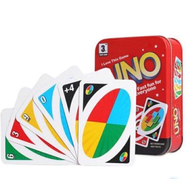UNO cards เกมส์ไพ่ การ์ดไพ่ อูโน่ UNO บรรจุ 108 ใบ / UNO Card Game เกมคลาสสิค ฮิตตลอดกาล ของเล่นเด็กFAMILY GAMES
