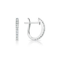 ต่างหูเพชร Classic U Hoop Earrings (EC114,EC115)