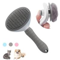 Auto Self Cleaning Pet Dog Hair Brush Cat Comb Grooming Brush Stainless Steel Massage Comb for Short or Long Hair Pets Supplies