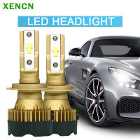 XENCN H7รถยนต์ LED C An BUS 12โวลต์38วัตต์หลอดไฟ Led ท่อทองแดงคู่6000พัน Super Bright โคมไฟไฟหน้าอัตโนมัติรถยนต์ไฟตัดหมอก2ชิ้น *