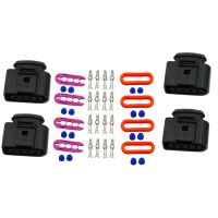 Set 4 Ignition Coil Connector PLUG Repair Kit For Audi A4 A6 A8 for Passat Jetta GOLF Polo Touran Transporter SHARAN Touareg