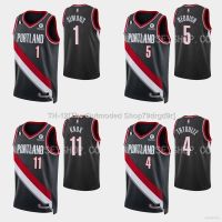 ◎♛ஐ Highly popular 22-23 NBA Jersey Blazers Reddish Simons Knox Thybulle Black Basketball Sports Vest Unisex Plus Size