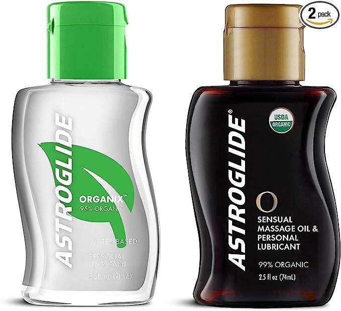 Astroglide Personal Lubricant Organic Combo Pack Organix 2.5 oz. and