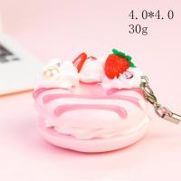 【VV】 Food Keychain Holder Car Couple Ornaments StudentTH