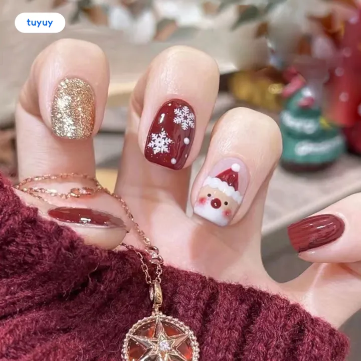 10 mẫu nail Giáng Sinh vô cùng dễ thương và thu hút để các bạn lựa chọn