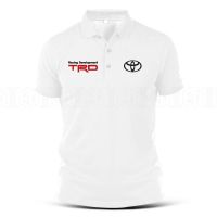 TRD Racing Toyota Embroidery CH-R Hilux T-Shirt Shirt Cotton Uni Racing Motorsport Polo T Shirt Baju Pakaian Murah