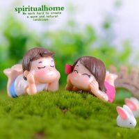 1 คู่คู่ตุ๊กตาหวานตุ๊กตา Micro Landscape เรซิ่นหัตถกรรม Miniatures ตกแต่ง Desktop Home Garden ตุ๊กตาเครื่องประดับ-ogfhdsd