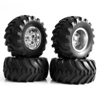 4PCS 1/10 RC Rally Car Rubber Tires Off-Road Tires Wheels for RC On Road Car P407 Wheels