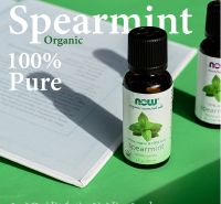 [พร้อมส่ง] ของแท้100% น้ำมันหอมระเหย บริสุทธิ์ 100% Now Foods, Organic Essential Oils, Spearmint